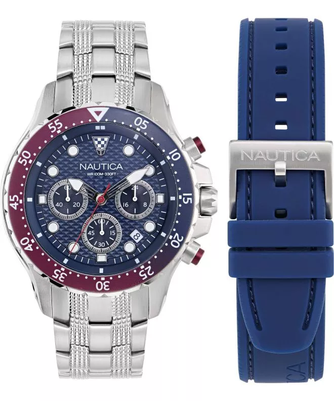 Hodinky Nautica Sporty Chronograph SET NAPNSF407