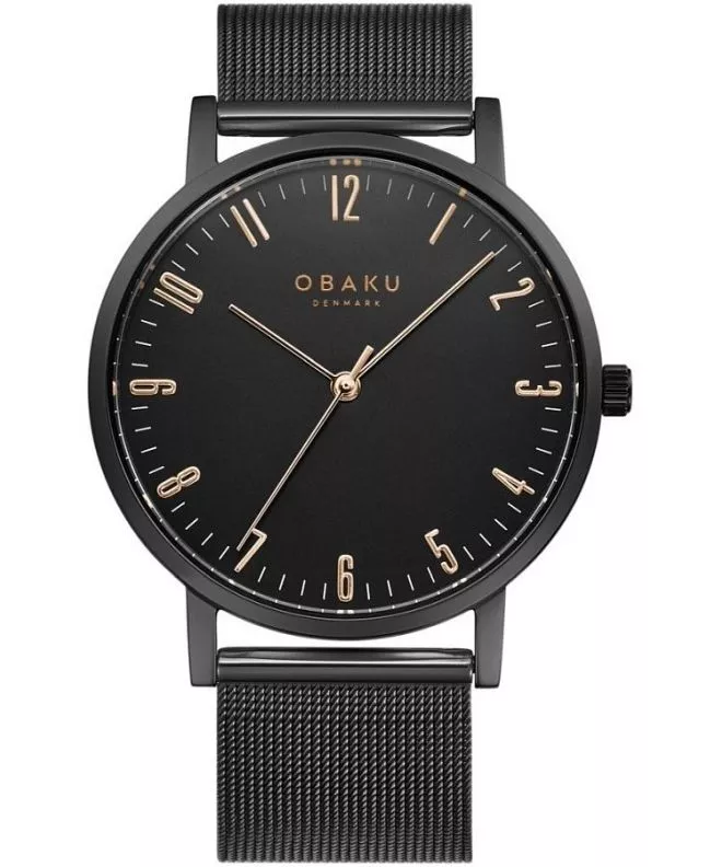 Hodinky Obaku Brink Charcoal V248GXBBMB
