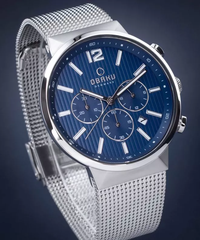Pánské hodinky Obaku Storm Chronograph V180GCCLMC V180GCCLMC