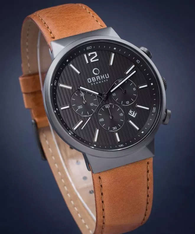 Pánské hodinky Obaku Storm Chronograph V180GCUURZ V180GCUURZ