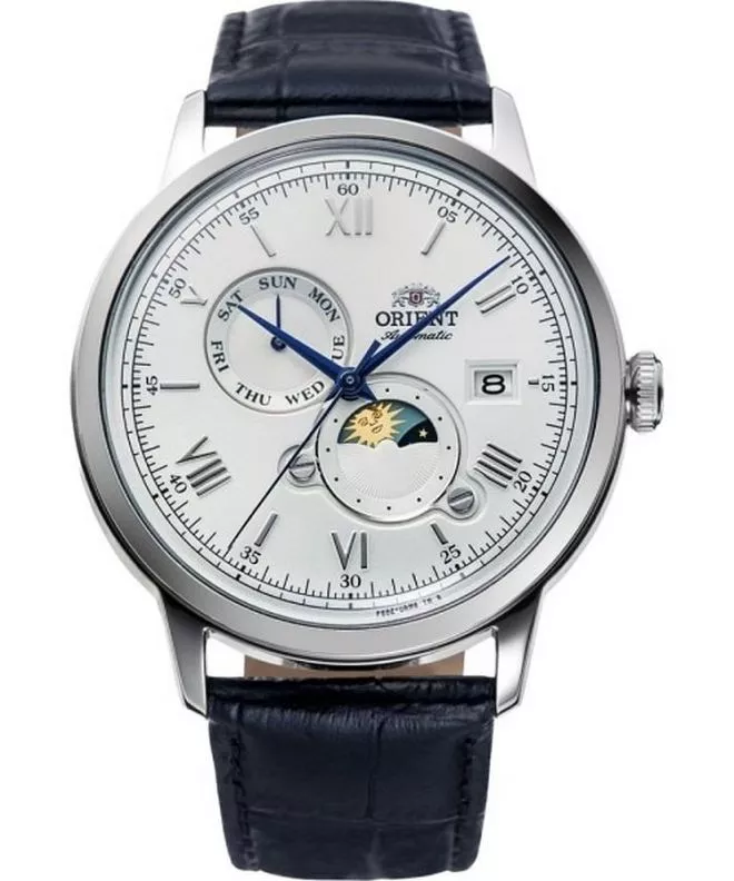 Hodinky pánské Orient Bambino Sun & Moon Automatic RA-AK0802S30B