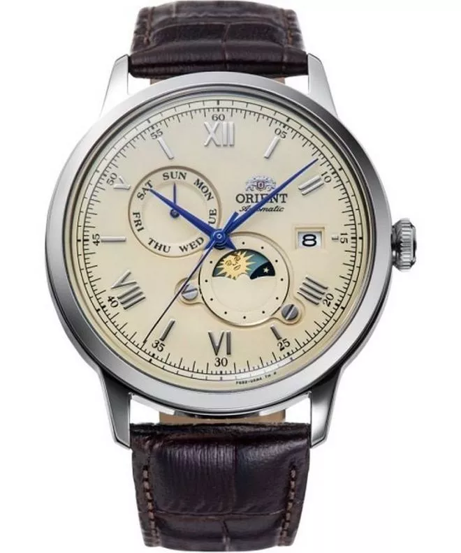 Hodinky pánské Orient Bambino Sun & Moon Automatic RA-AK0803Y30B
