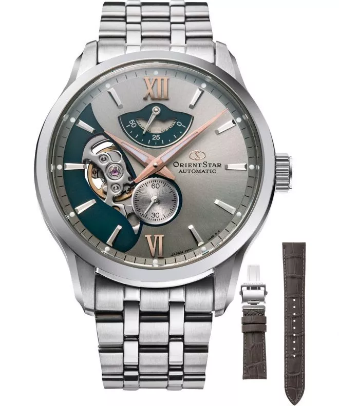 Hodinky pánské Orient Star Contemporary Open Heart Automatic SET Limited Edition RE-AV0B09N00B