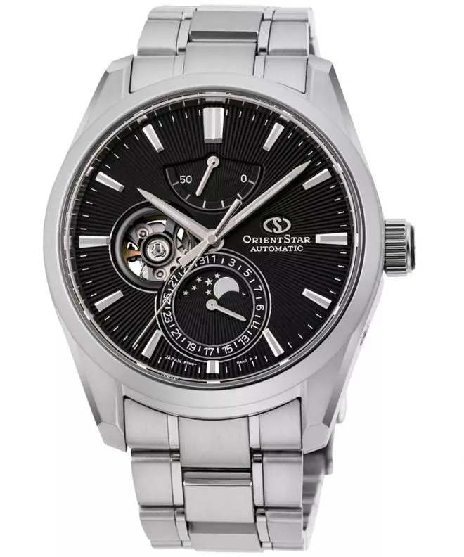 Hodinky pánské Orient Star Moon Phase Open Heart Automatic RE-AY0001B00B