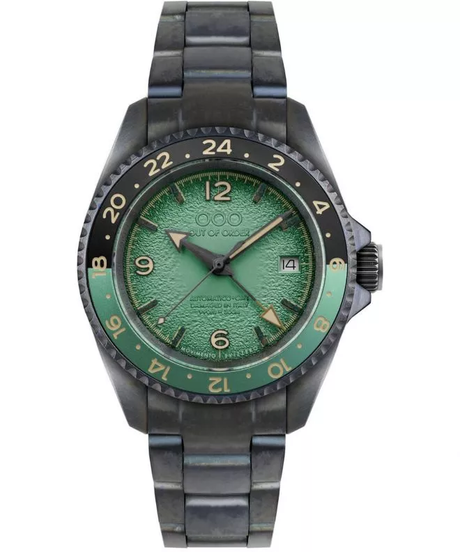 Hodinky Out Of Order Green Trecento Swiss Automatic GMT OOO.001-24.VE