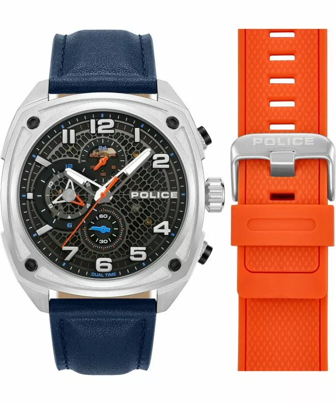 Hodinky Police Portland Dual Time SET PEWGF00814X0
