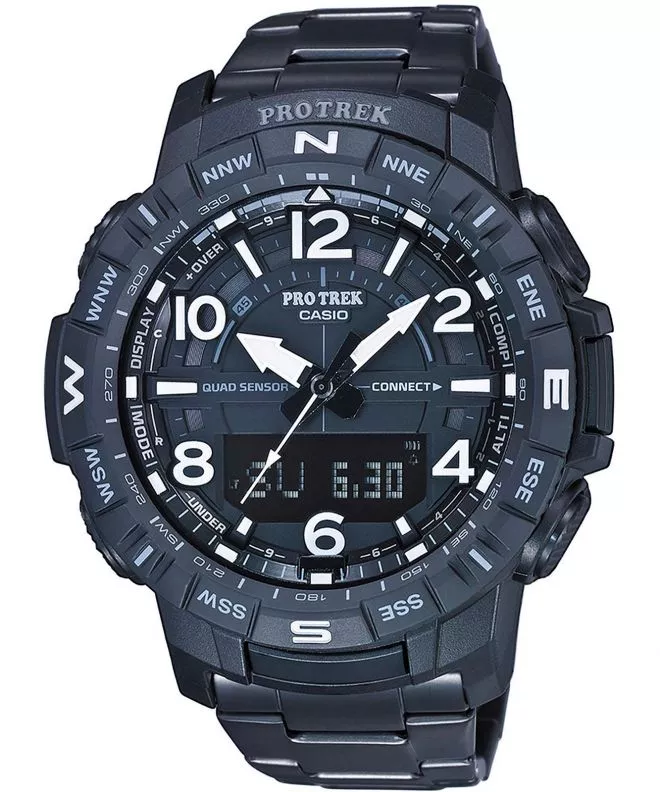 Pánské hodinky Protrek Quad Sensor Bluetooth Sync Titanium PRT-B50YT-1ER PRT-B50YT-1ER