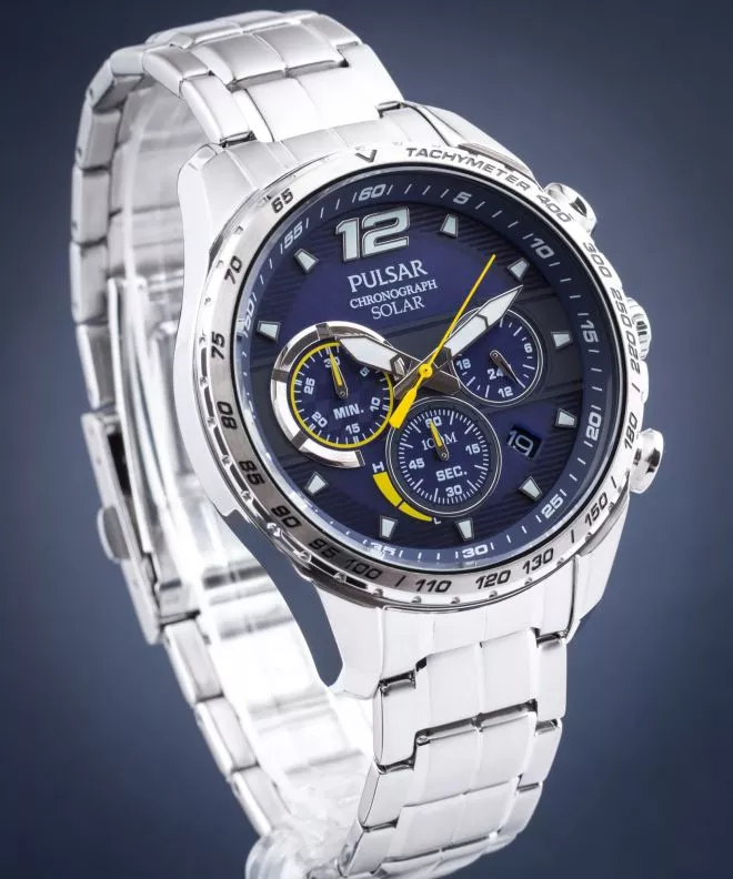 Pánské hodinky Pulsar Solar Chronograph PZ5015X1 PZ5015X1