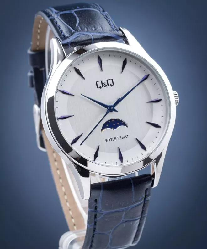Pánské hodinky Q&Q QQ Moon Phase AA30-301 AA30-301