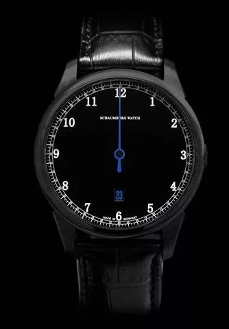 Hodinky Schaumburg Gnomonic Black & White Blue Automatic SCH-GNWBB