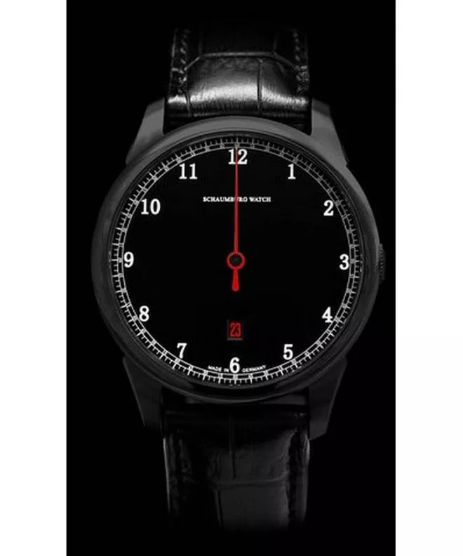 Hodinky Schaumburg Gnomonic Black & White Red Automatic SCH-GNBWR