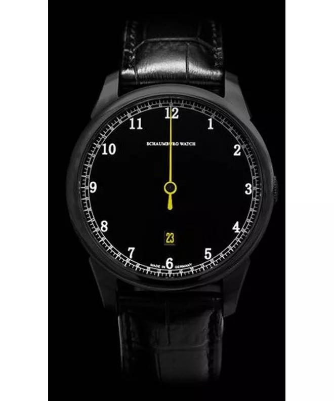 Hodinky Schaumburg Gnomonic Black & White Yellow Automatic SCH-GNBWY