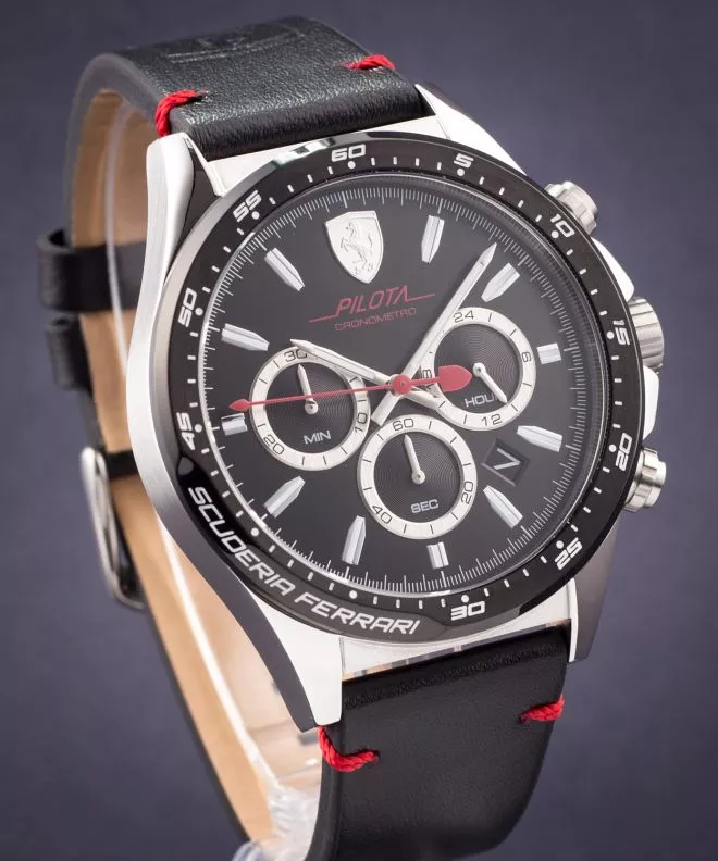 Pánské hodinky Scuderia Ferrari Pilota Chronometro 830389 0830389