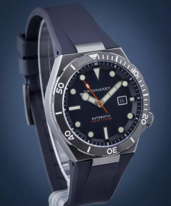 Hodinky Spinnaker Boettger Automatic NBR Midnight Blue SP-5083-02