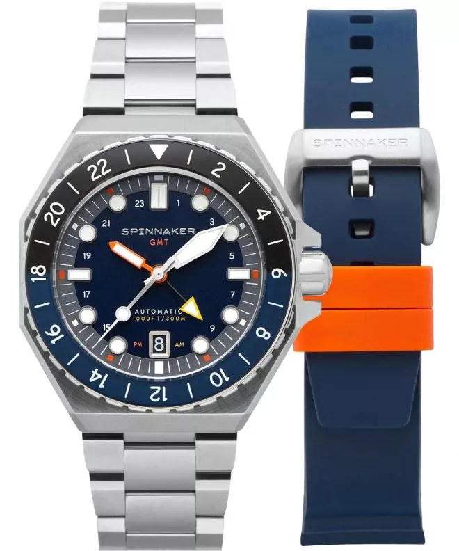 Hodinky Spinnaker Dumas GMT Automatic Navy Black Limited Edition SP-5119-22