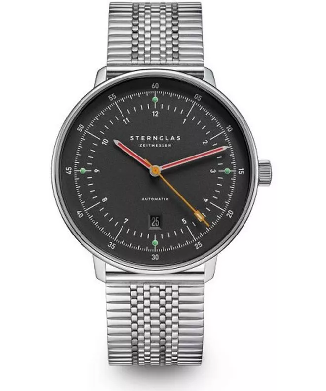 Hodinky Sternglas Hamburg Neugraphit Automatic S02-HH39-ME08