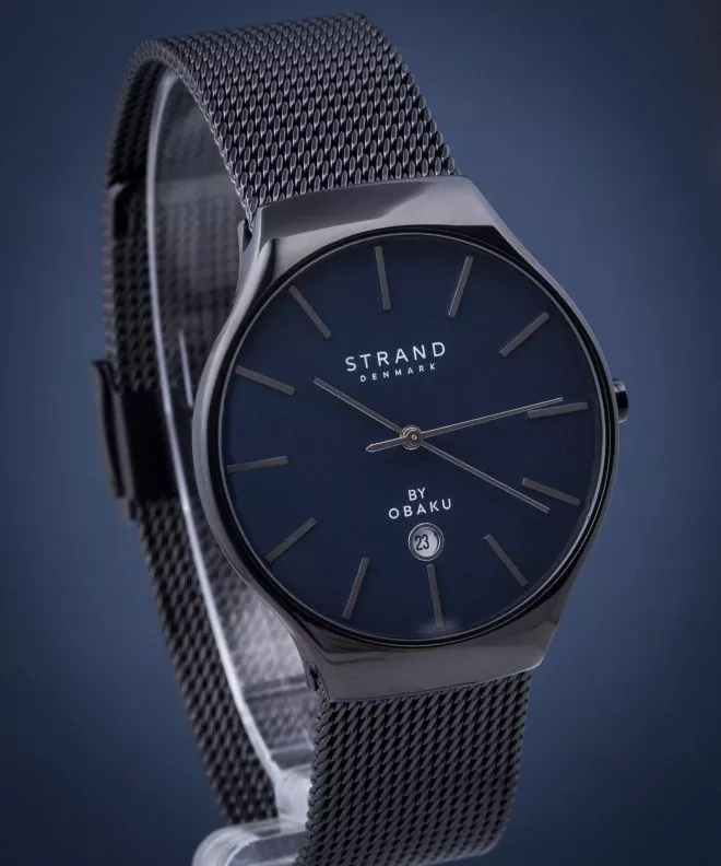 Pánské hodinky Strand by Obaku Caspian S701GDBLMB S701GDBLMB