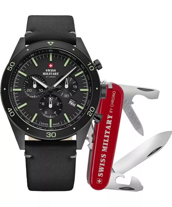 Hodinky pánské Swiss Military by Chrono Chronograph SET SM34079.08