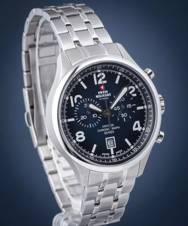 Hodinky pánské Swiss Military by Chrono Vintage Chronograph SM30192.03