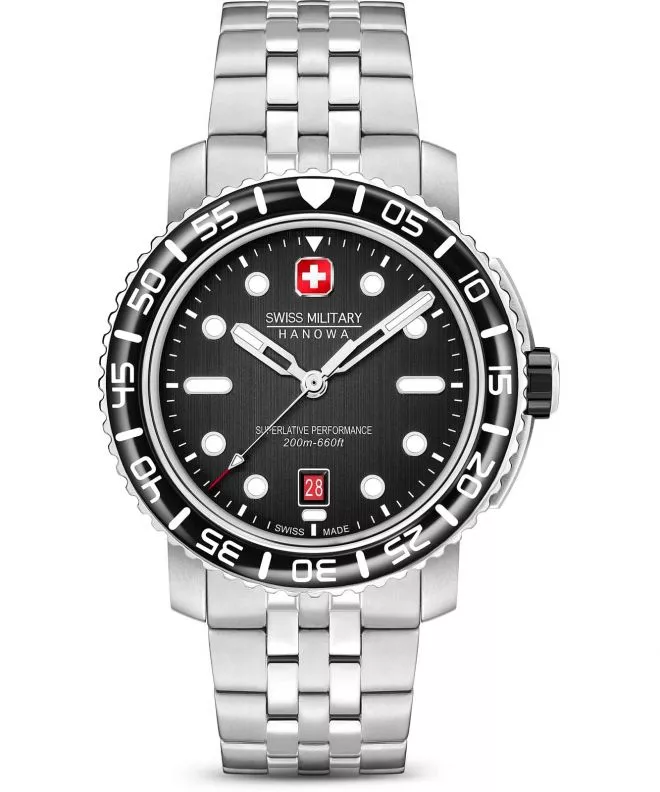 Hodinky Swiss Military Hanowa Black Marlin SMWGH0001702