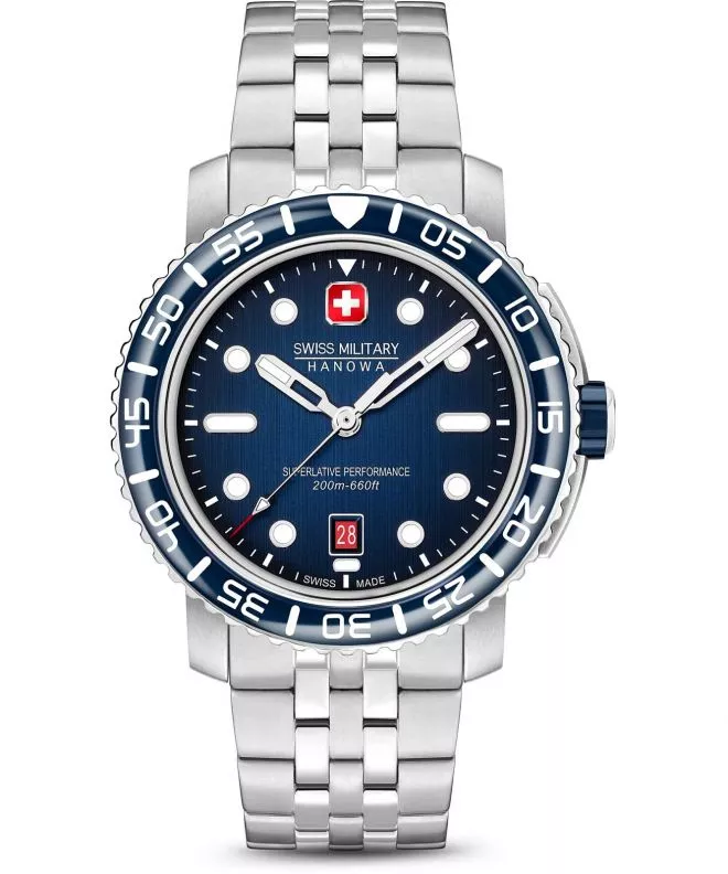 Hodinky Swiss Military Hanowa Black Marlin SMWGH0001703