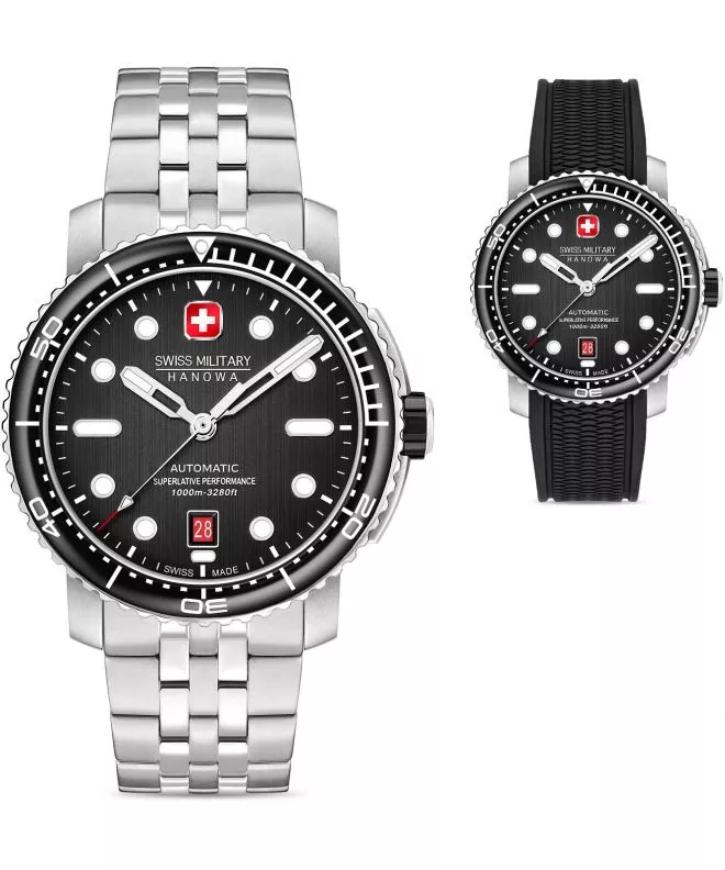 Hodinky Swiss Military Hanowa Maitre Plongeur Automatic SET SMWGL0002001-SET