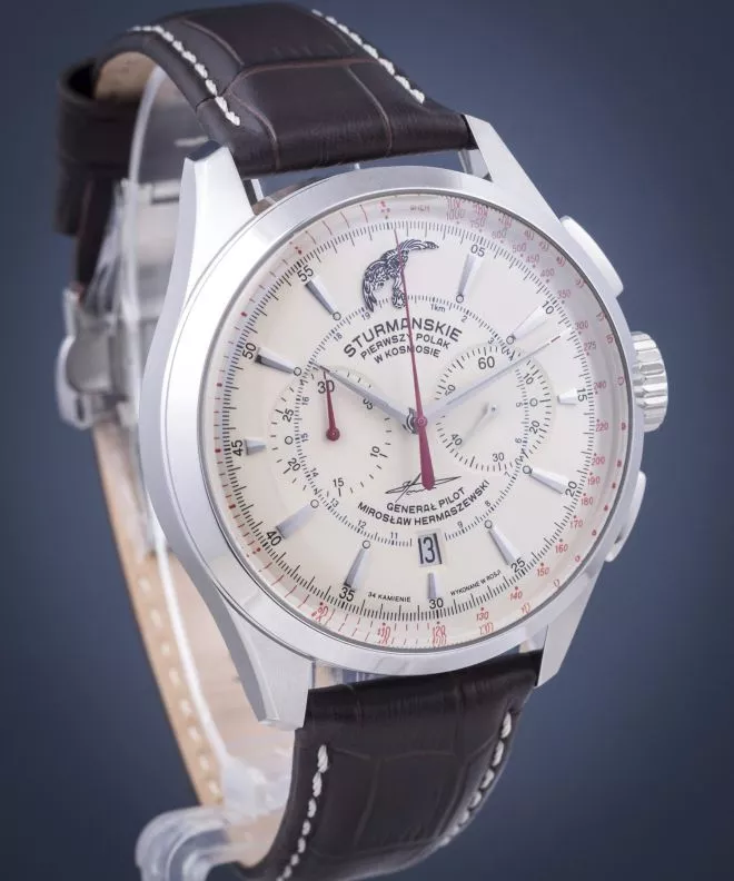Pánské hodinky Sturmanskie Mirosław Hermaszewski Automatic Chronograph Limited Edition NE86-1855017H NE86-1855017H