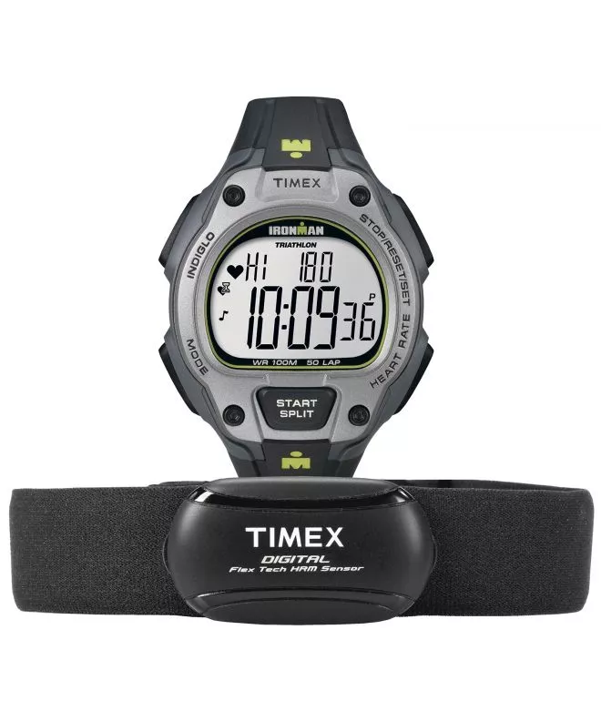 Pánské hodinky Timex Ironman Triathlon + HRM Sensor T5K719 T5K719