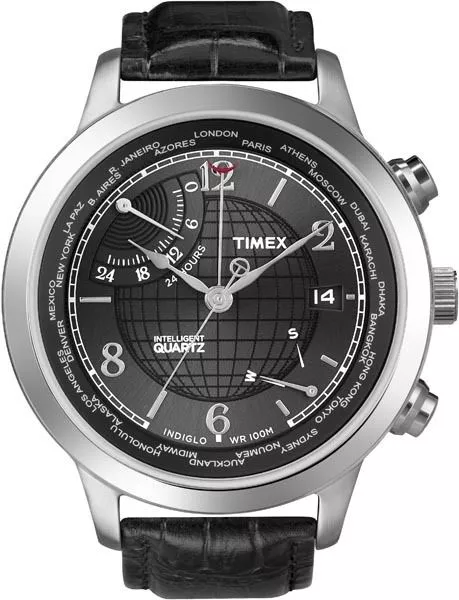 Pánské hodinky Timex Traveller Series World Time T2N609 T2N609