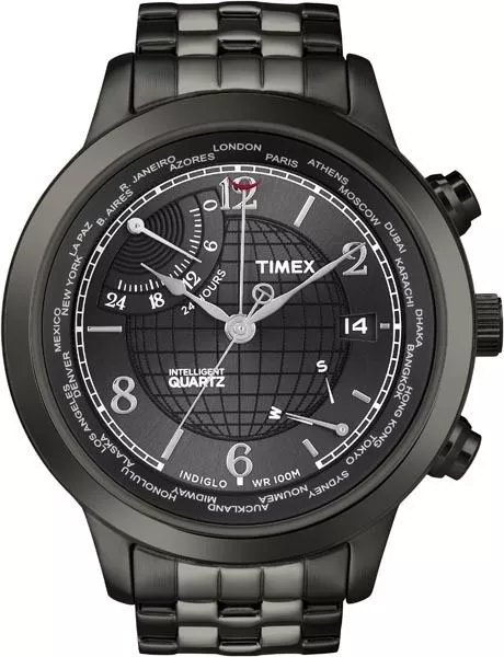 Pánské hodinky Timex Traveller Series World Time T2N614 T2N614