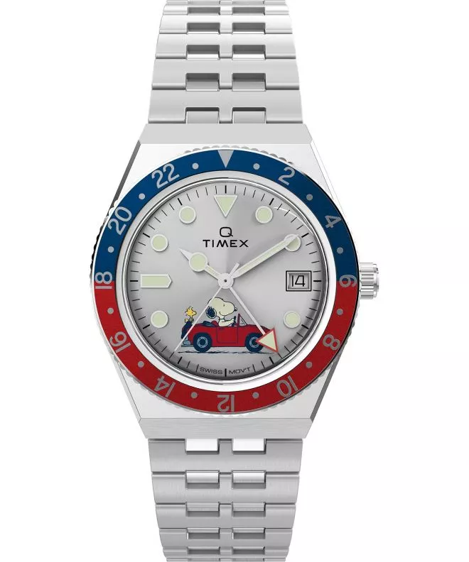 Hodinky Timex X Peanuts® Q Timex® GMT TW2W83300