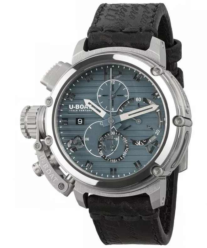 Hodinky U-BOAT Chimera Chrono SS Blu Limited Edition 9589