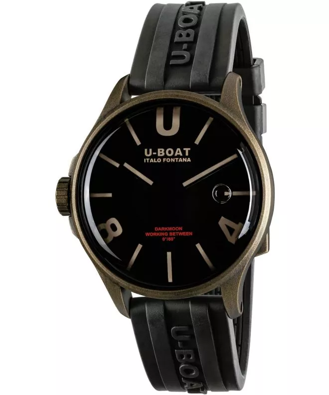 Hodinky U-BOAT Darkmoon 40mm BK Brown Vintage 9549