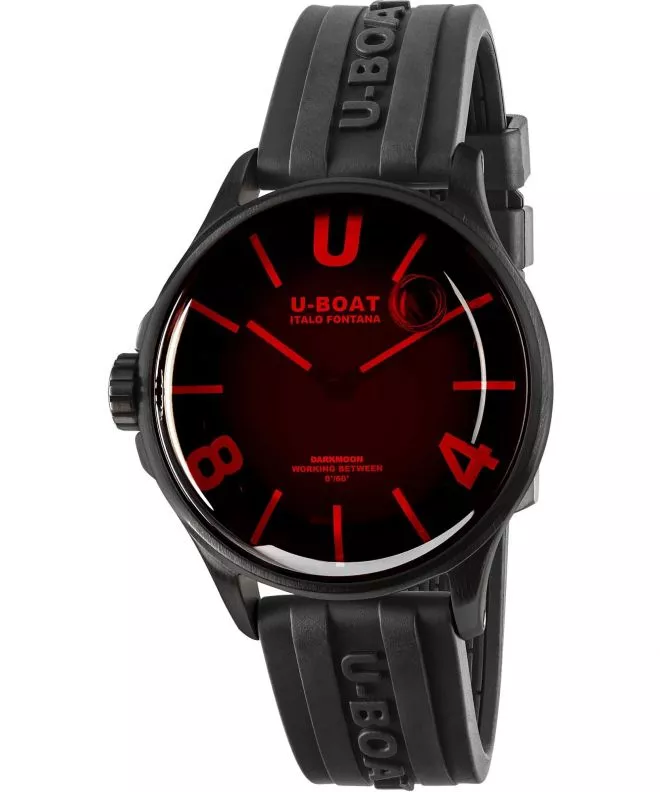 Hodinky U-BOAT Darkmoon 40mm Red Glass PVD 9306