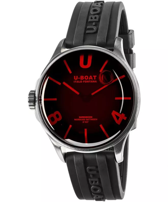 Hodinky U-BOAT Darkmoon 40mm SS Red Glass 9305