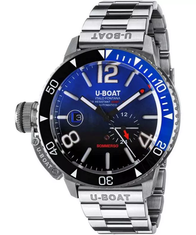 Hodinky U-BOAT Sommerso Ceramic Blue 9519/MT