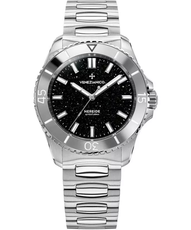 Hodinky Venezianico Nereide 39 Avventurina Nera Automatic 3121550C
