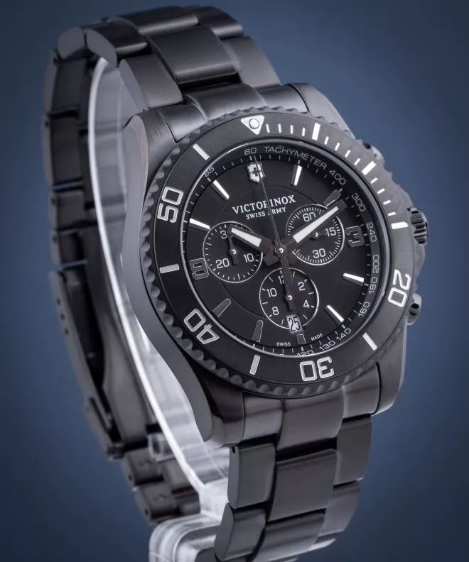 Pánské hodinky Victorinox Maverick Black Edition Chronograph 241797 241797