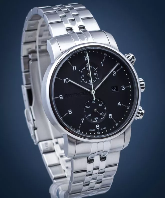 Pánské hodinky Wenger Urban Classic Chrono 01.1743.122 01.1743.122