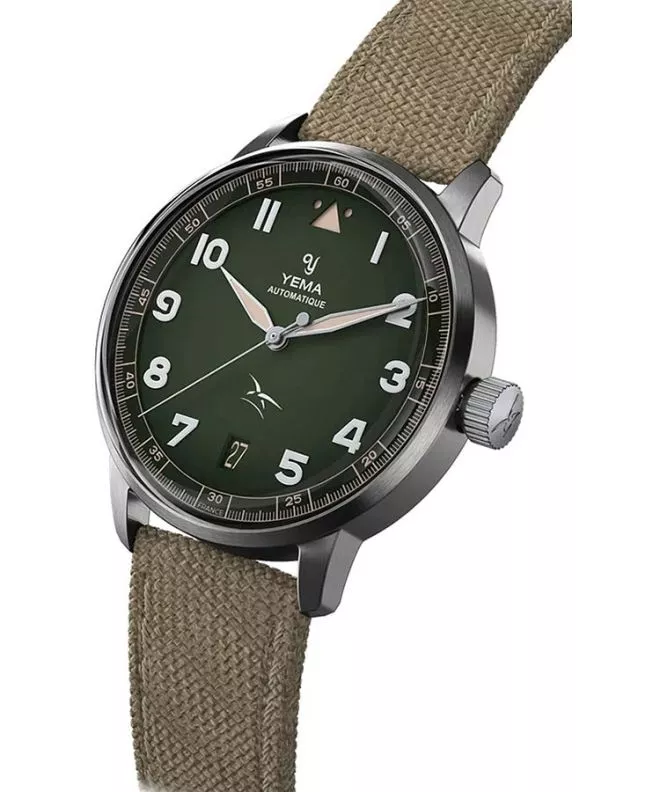 Hodinky Yema Flygraf Flieger French Air Force Automatic YFLY24AA-ZES