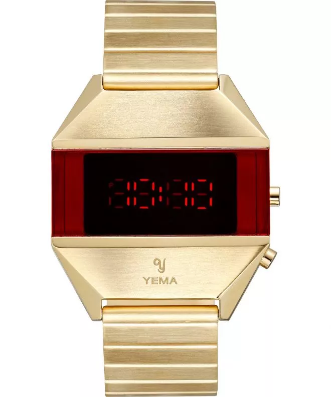 Pánské hodinky Yema LED Gold YMHF1575-1AM YMHF1575-1AM
