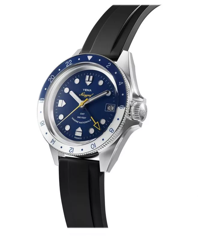 Hodinky Yema Navygraf Marine Nationale Automatic GMT YNAV23MN-GRBS (YNAV23MN-ARBS)