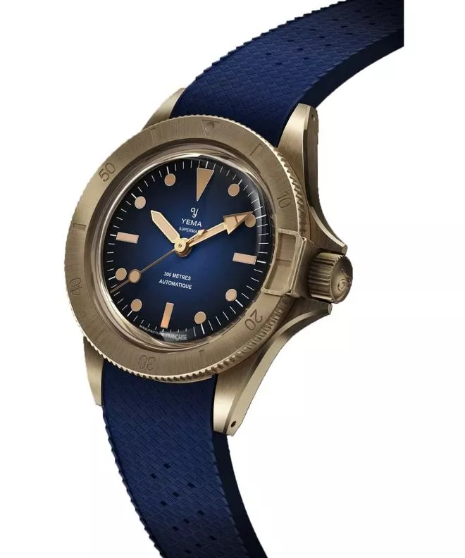 Hodinky Yema Superman Bronze CMM.10 Blue Limited Edition 11.13.35.ZN.U5