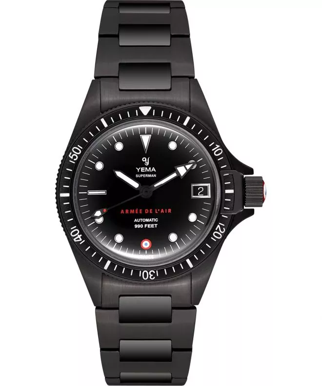 Pánské hodinky Yema Superman French Air Force Black Limited Edition YAA41-3AMS YAA41-3AMS