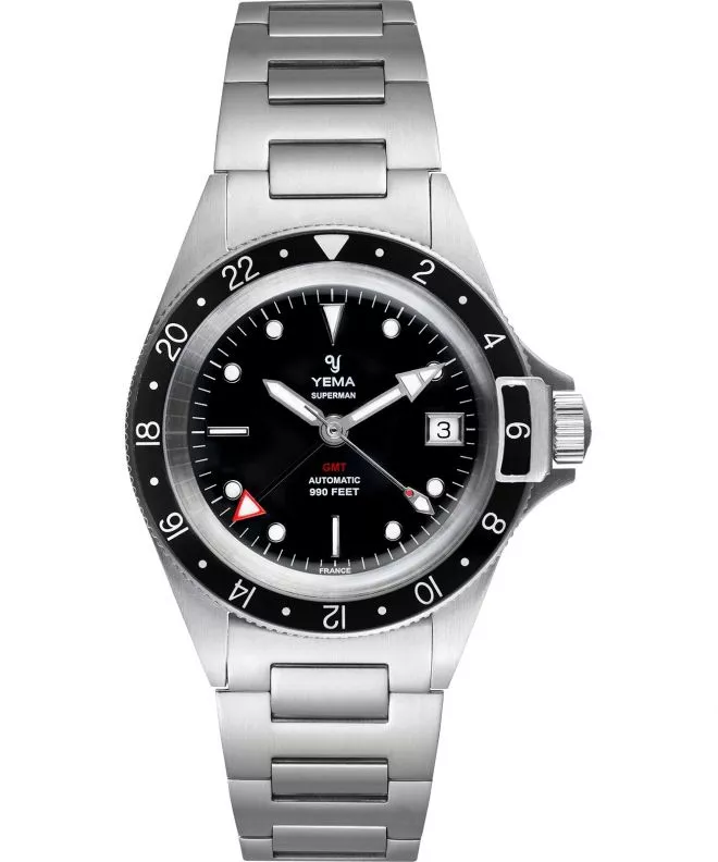 Pánské hodinky Yema Superman GMT YSUPGMT2020A41-AMS YSUPGMT2020A41-AMS