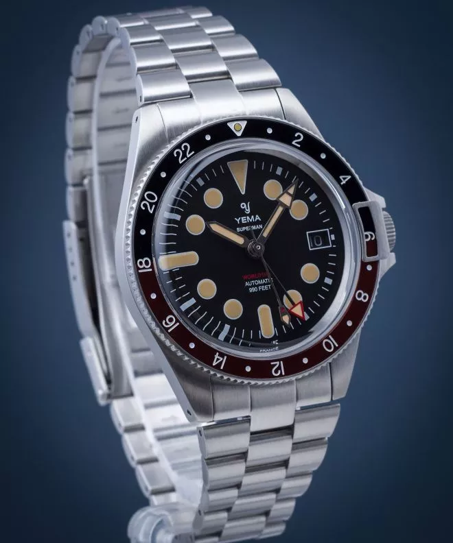 Pánské hodinky Yema Superman Worldtime YGMT21B41-CMS YGMT21B41-CMS