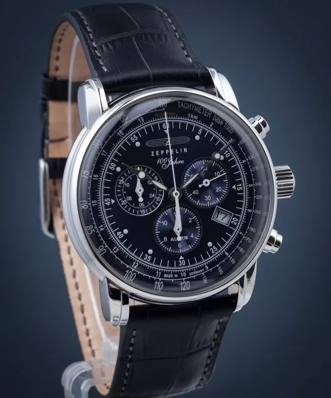 Pánské hodinky Zeppelin 100 Jahre Chrono Alarm 7680-3 7680-3