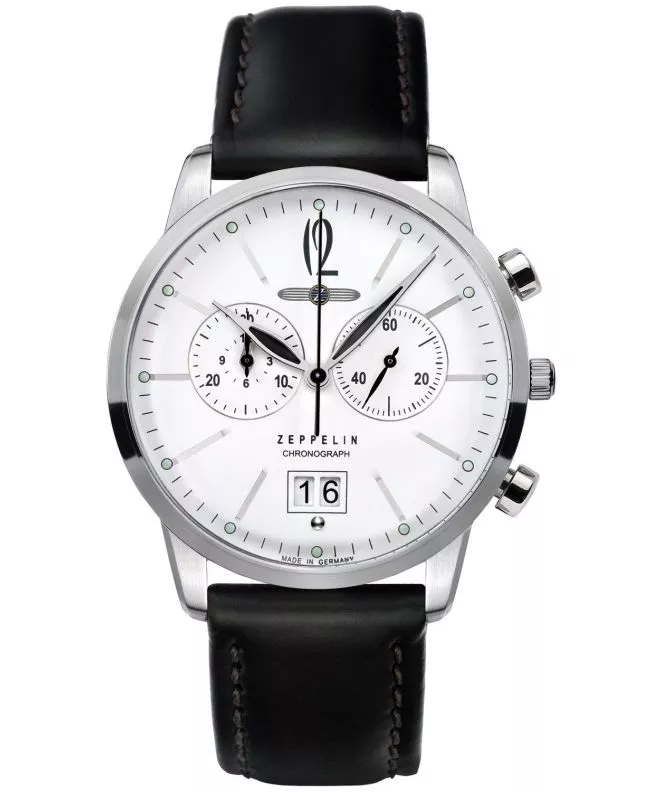 Pánské hodinky Zeppelin Flatline Chronograph 7386-1 7386-1