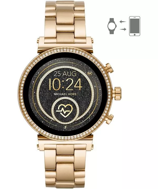Dámské chytré hodinky Michael Kors Sofie Heart Rate Smartwatch MKT5062 MKT5062