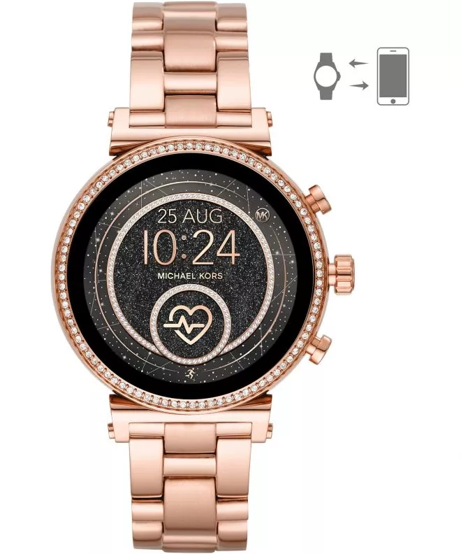 Dámské chytré hodinky Michael Kors Sofie Heart Rate Smartwatch MKT5063 MKT5063